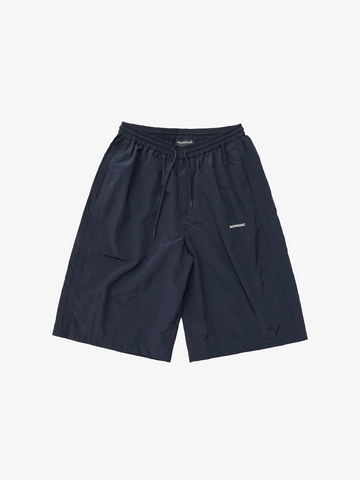 Loose Fit Nylon Bermuda Shorts