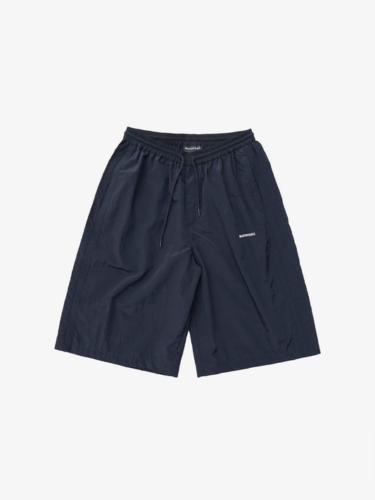 Loose Fit Nylon Bermuda Shorts