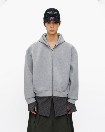 Double Layer Hooded Sweatshirt