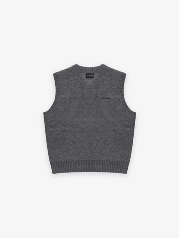 Winter Layered Wool V-Neck Vest