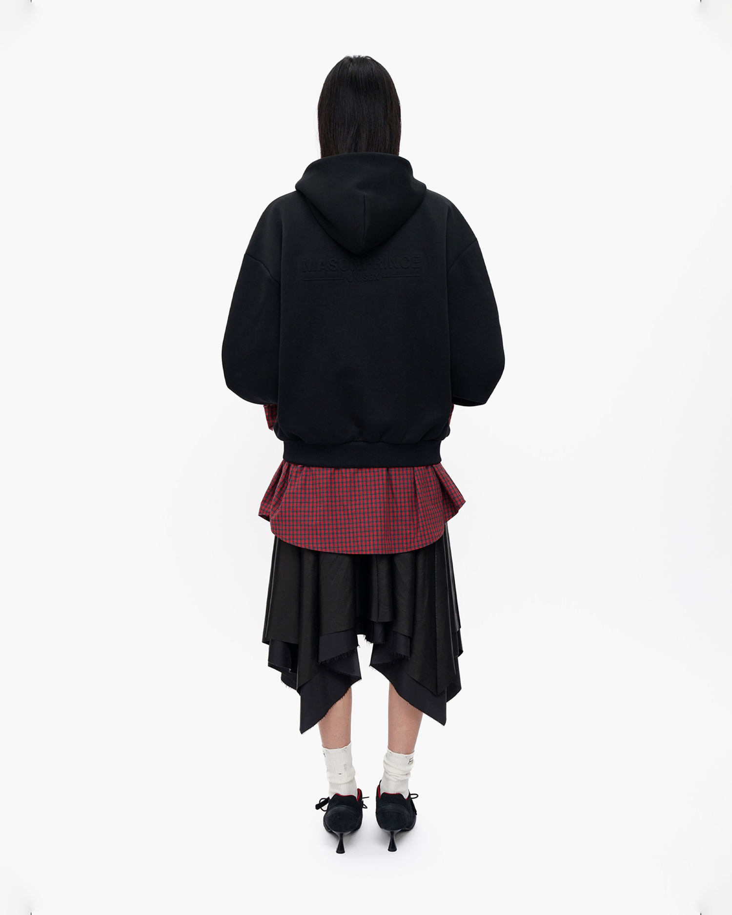Double Layer Hooded Sweatshirt