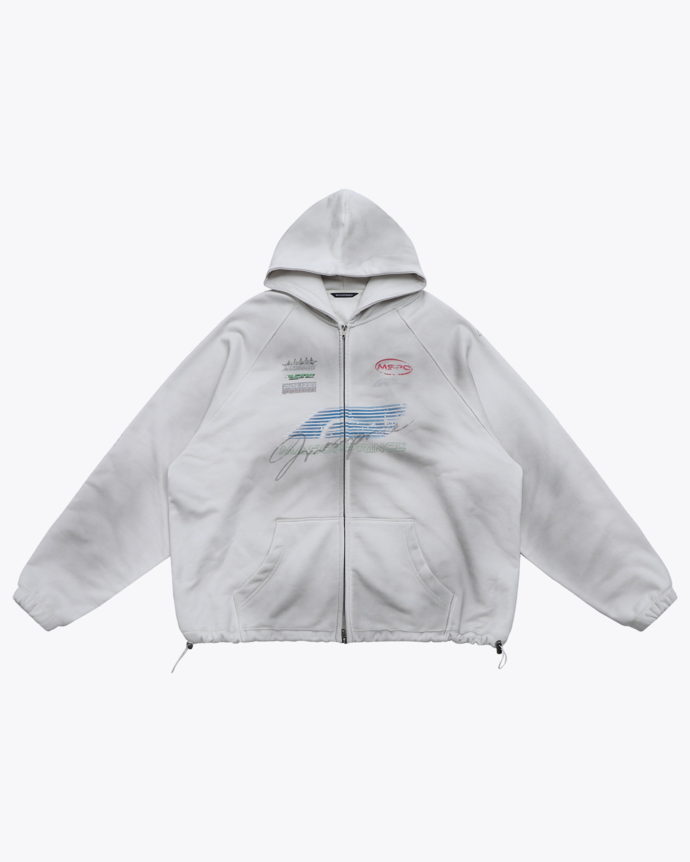 Racing Graphic Zip Hoodie