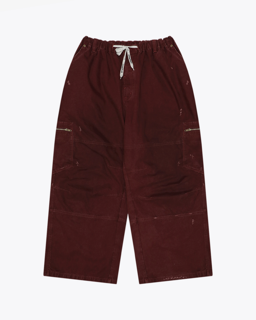 Wide-Leg Vintage Utility Pants