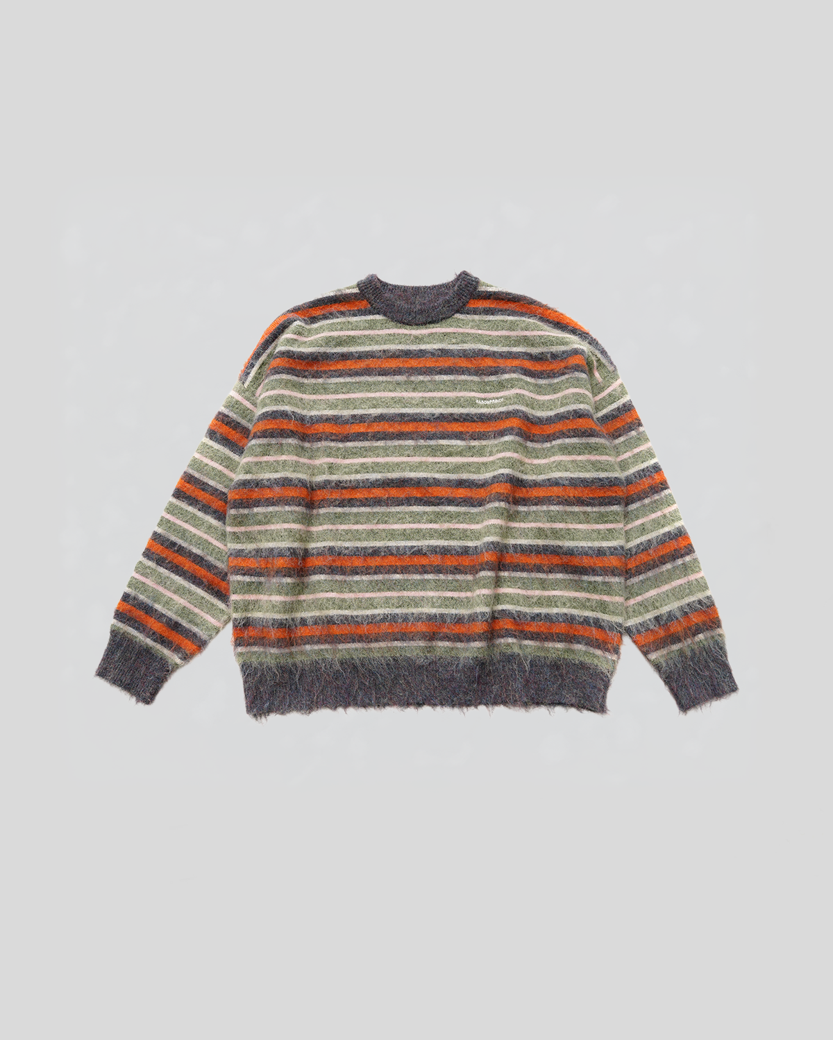 Vintage Fuzzy Stripe Knit
