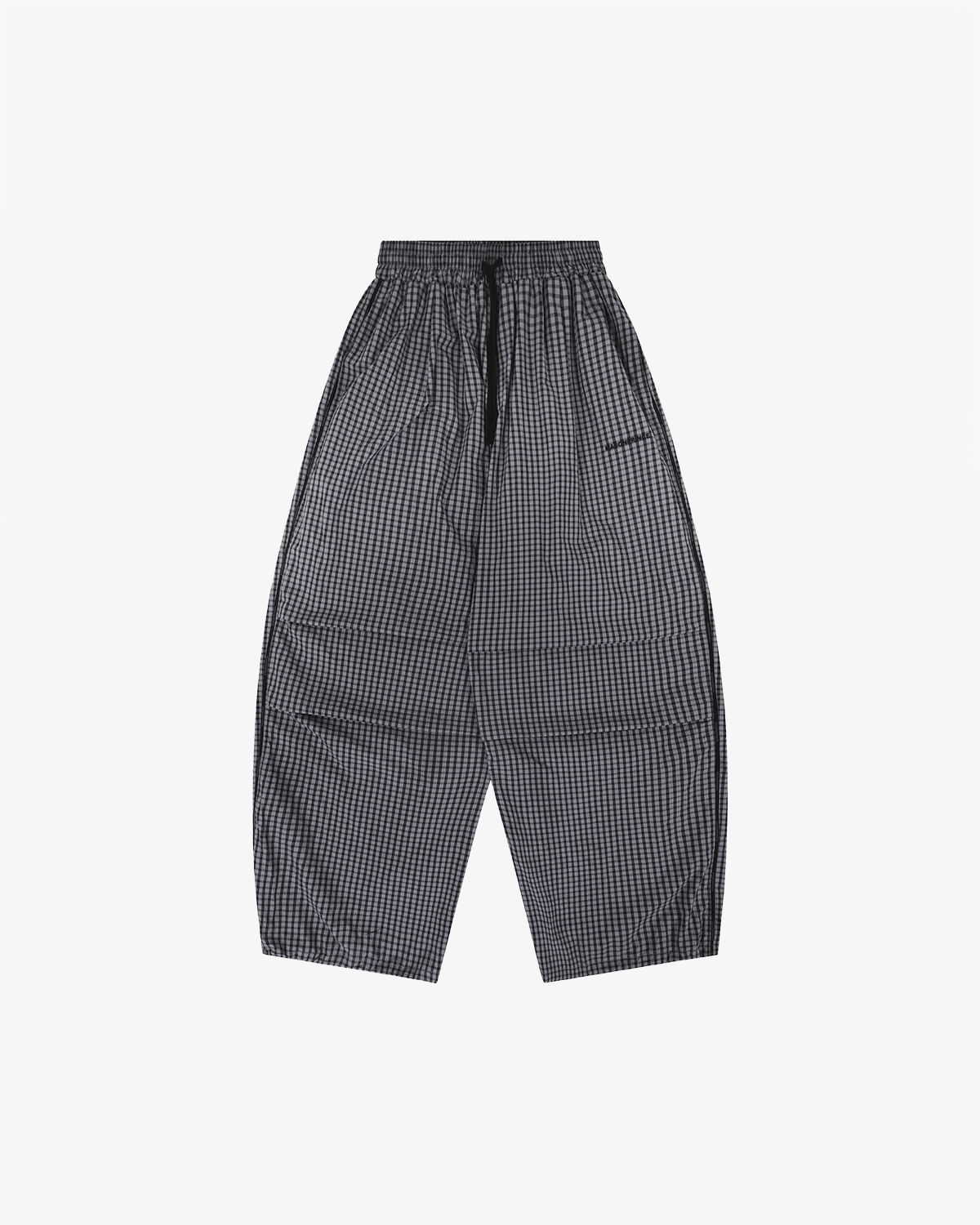 Checkered Relax Oversize Trackpants