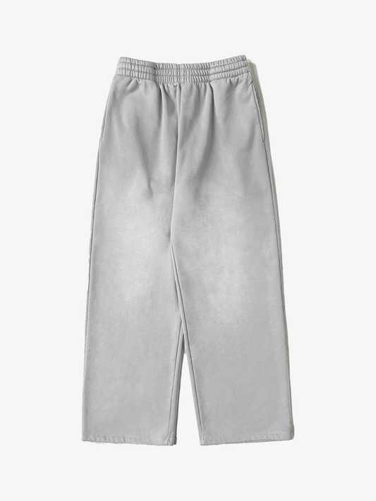 Heavy Cotton comfy Sweatpants - Light Gray