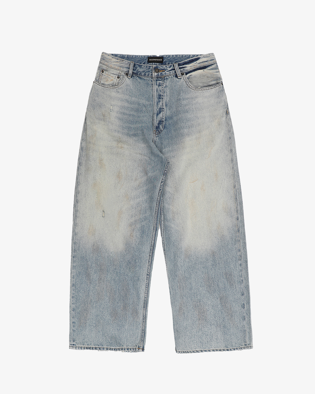 Multi-Process Smeared Dirty Jeans