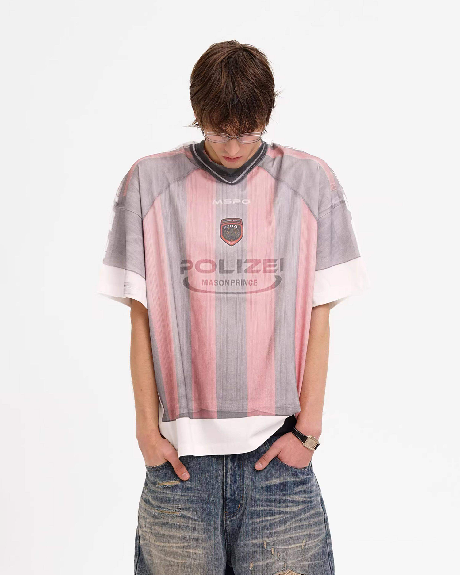 Allover Print Football Jersey