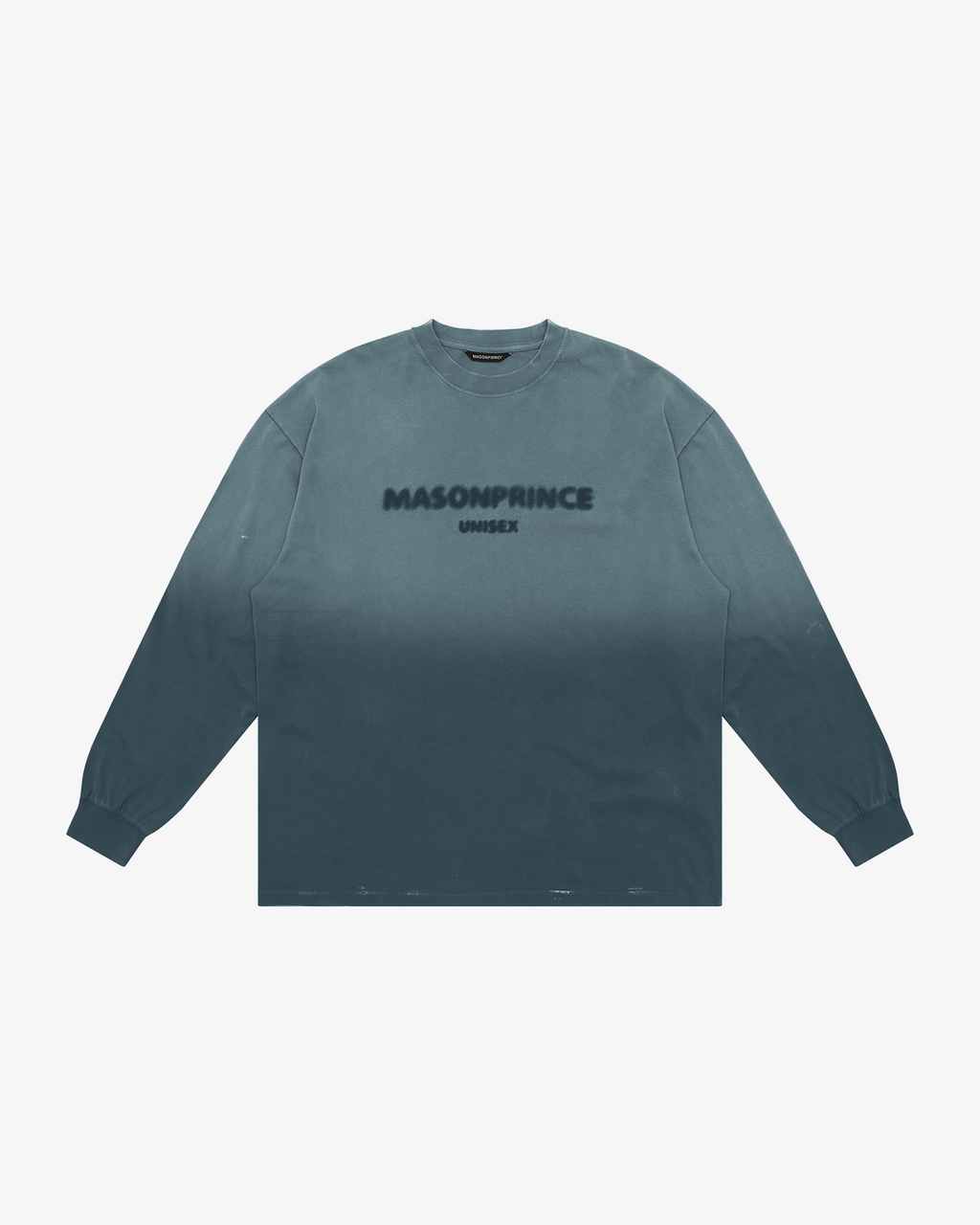 Blur Logo Washed Long Sleeve Tee