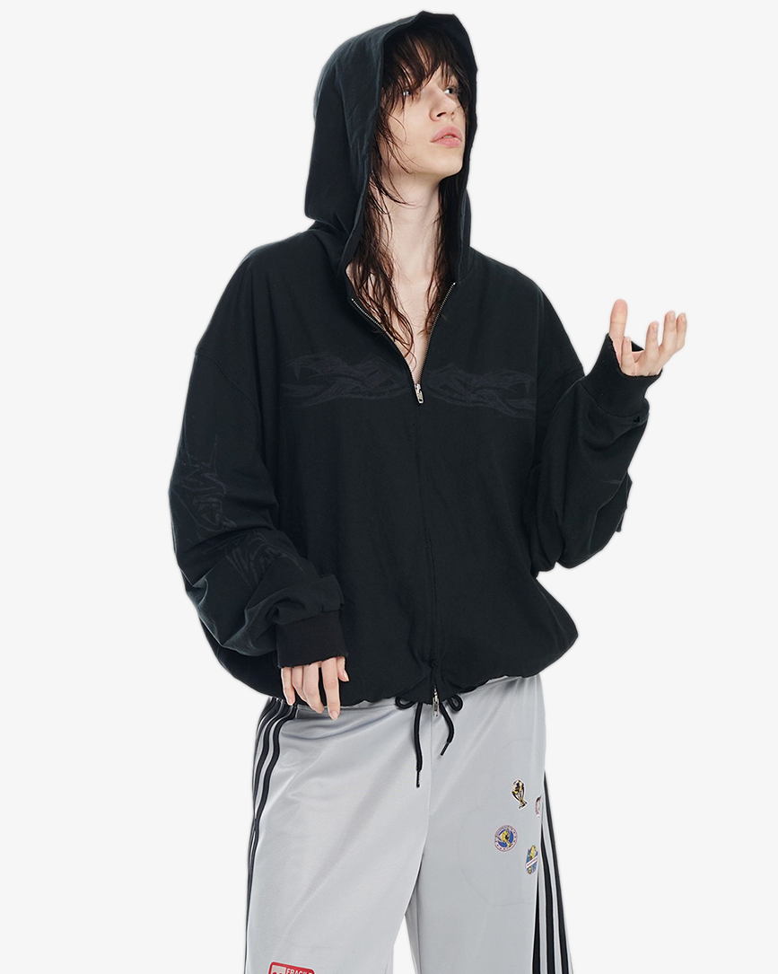 Year of the Snake Hooded Zip Jacket