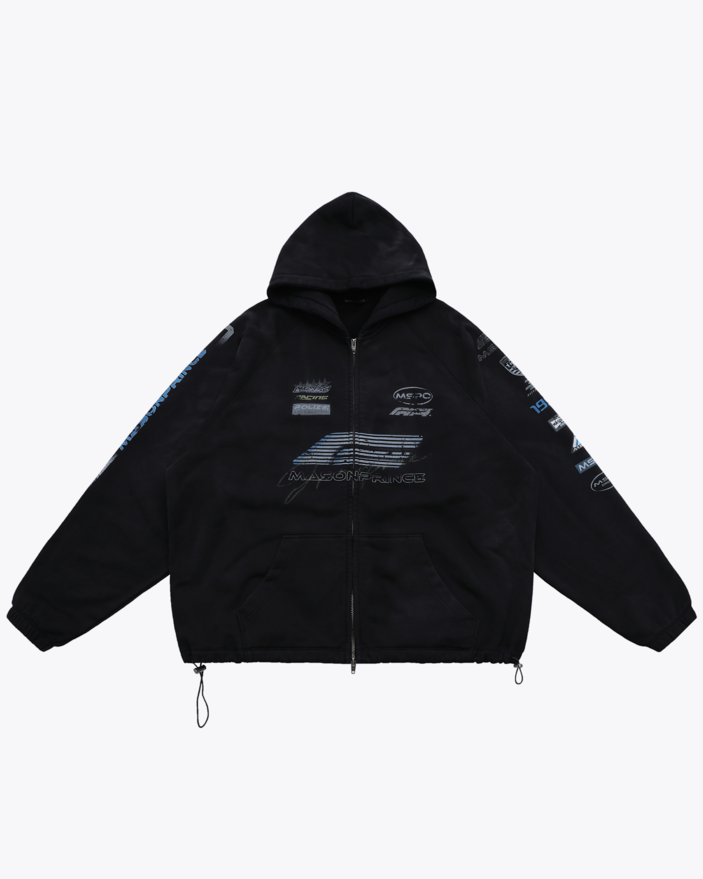 Racing Graphic Zip Hoodie