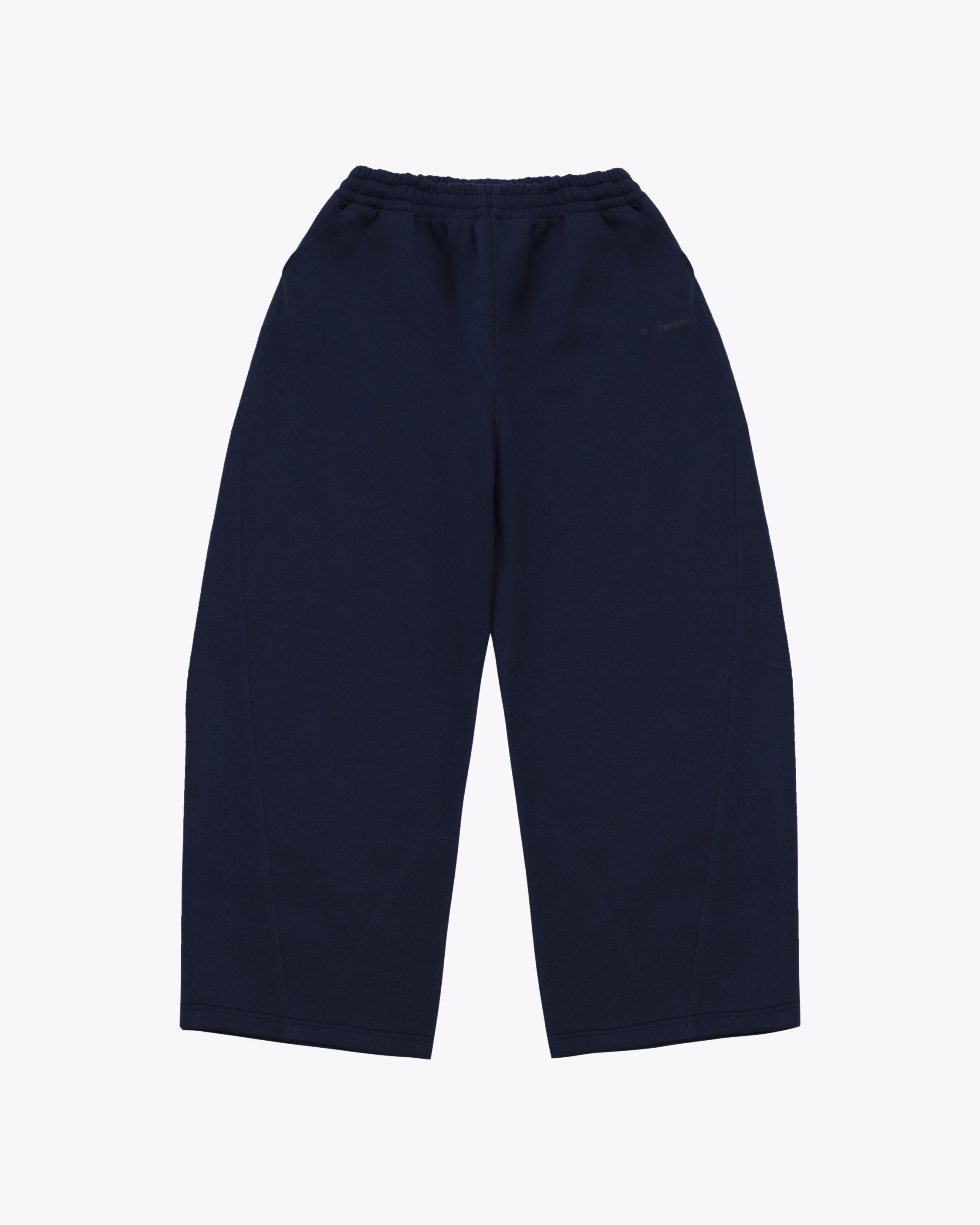 Oversized Navy Wide-Leg Sweatpants