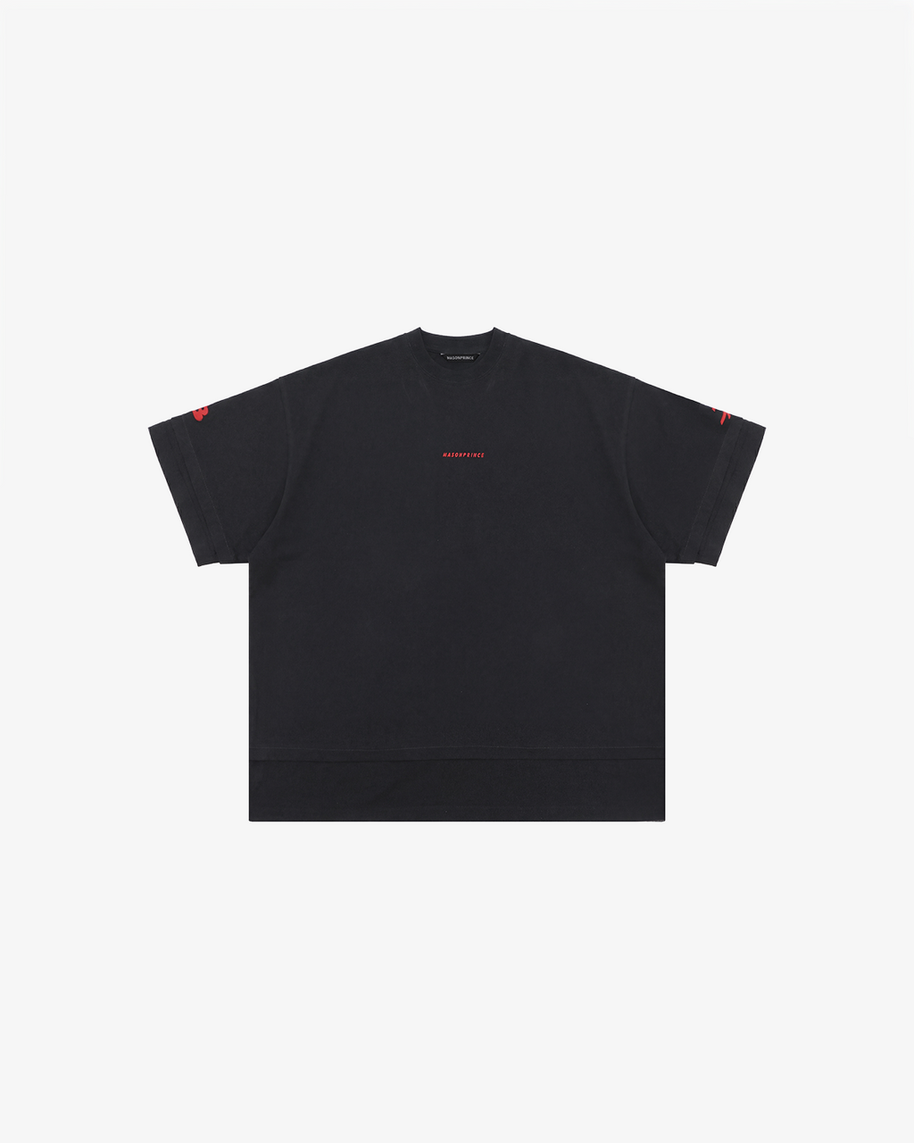 Layered Logo Embroidered Tee