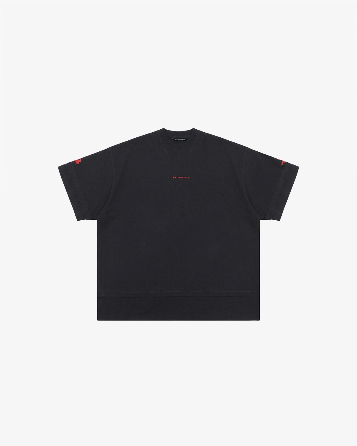 Layered Logo Embroidered Tee