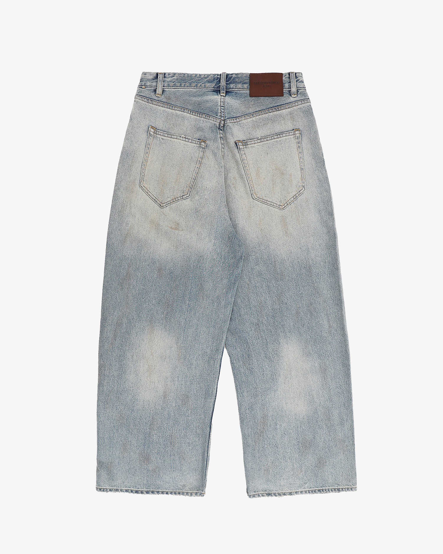 Multi-Process Smeared Dirty Jeans