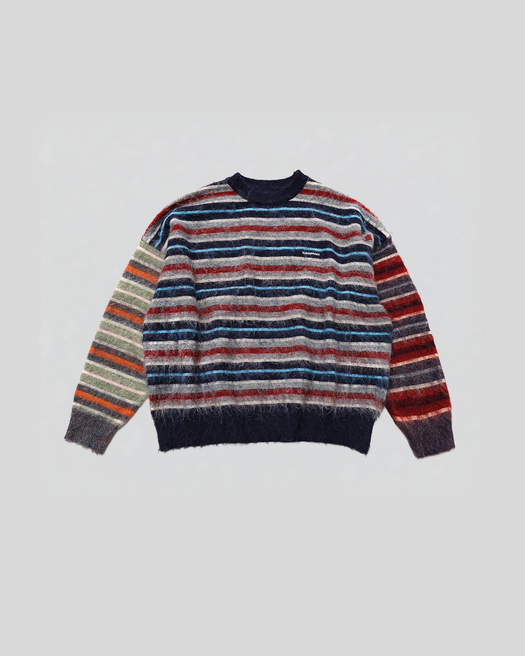 Vintage Fuzzy Stripe Knit