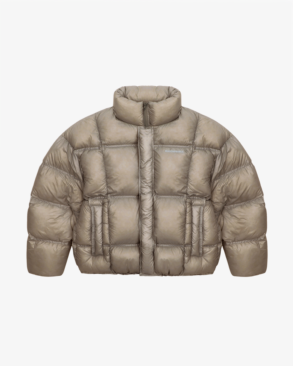 Reflective Logo Down Puffer Jacket