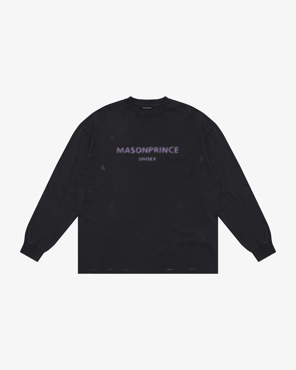 Blur Logo Washed Long Sleeve Tee