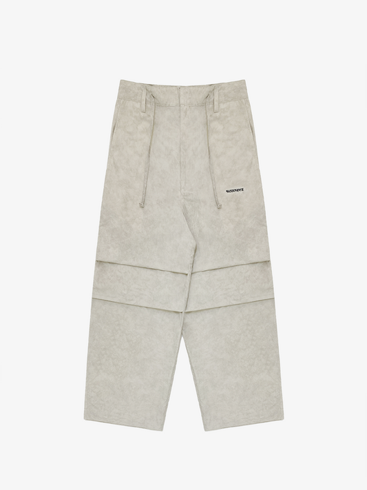 Mud-Dyed Lightweight Hiking Parachute Pants