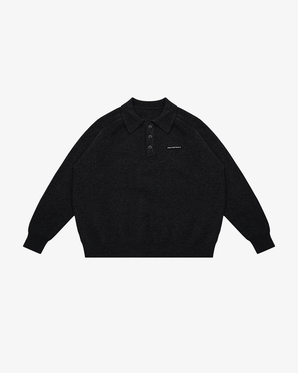 Setsuna Textured Wool Polo Knit