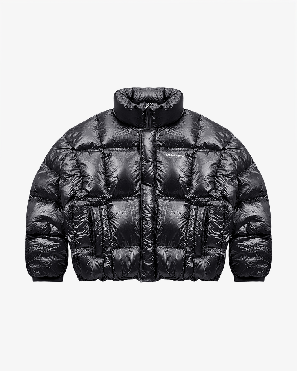 Reflective Logo Down Puffer Jacket