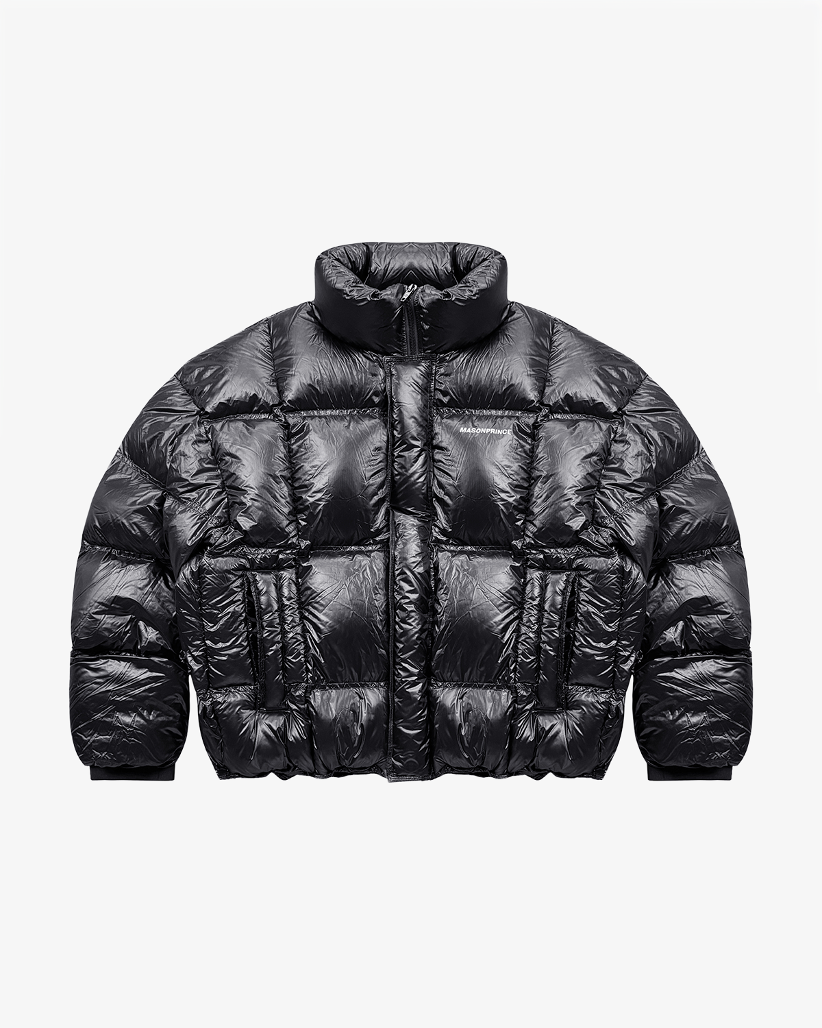 Reflective Logo Down Puffer Jacket