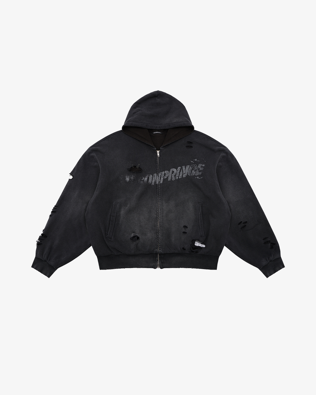 Iron Grey Cocoon Hoodie
