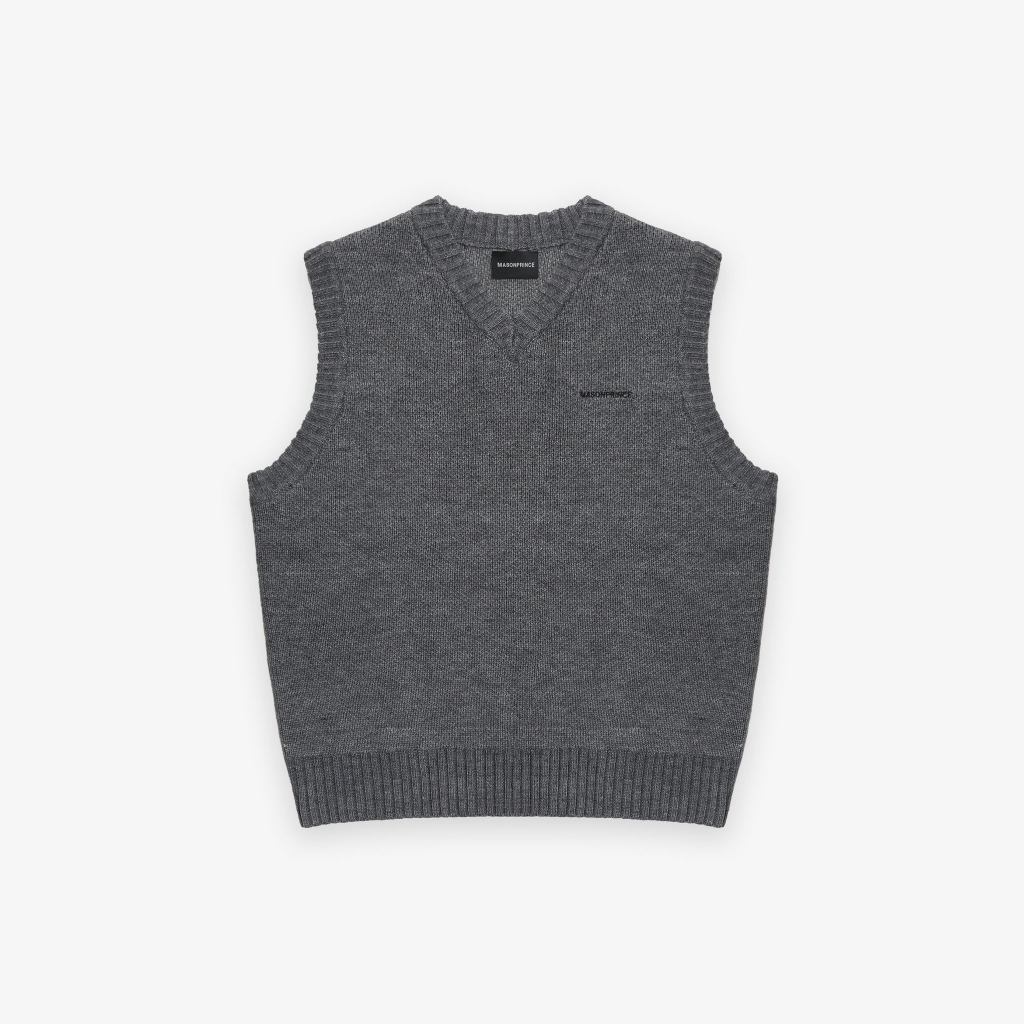 Winter Layered Wool V-Neck Vest