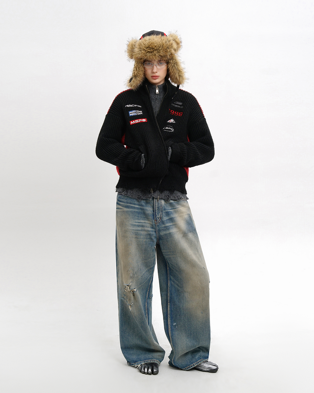 Racing Team Fur Trapper Cap