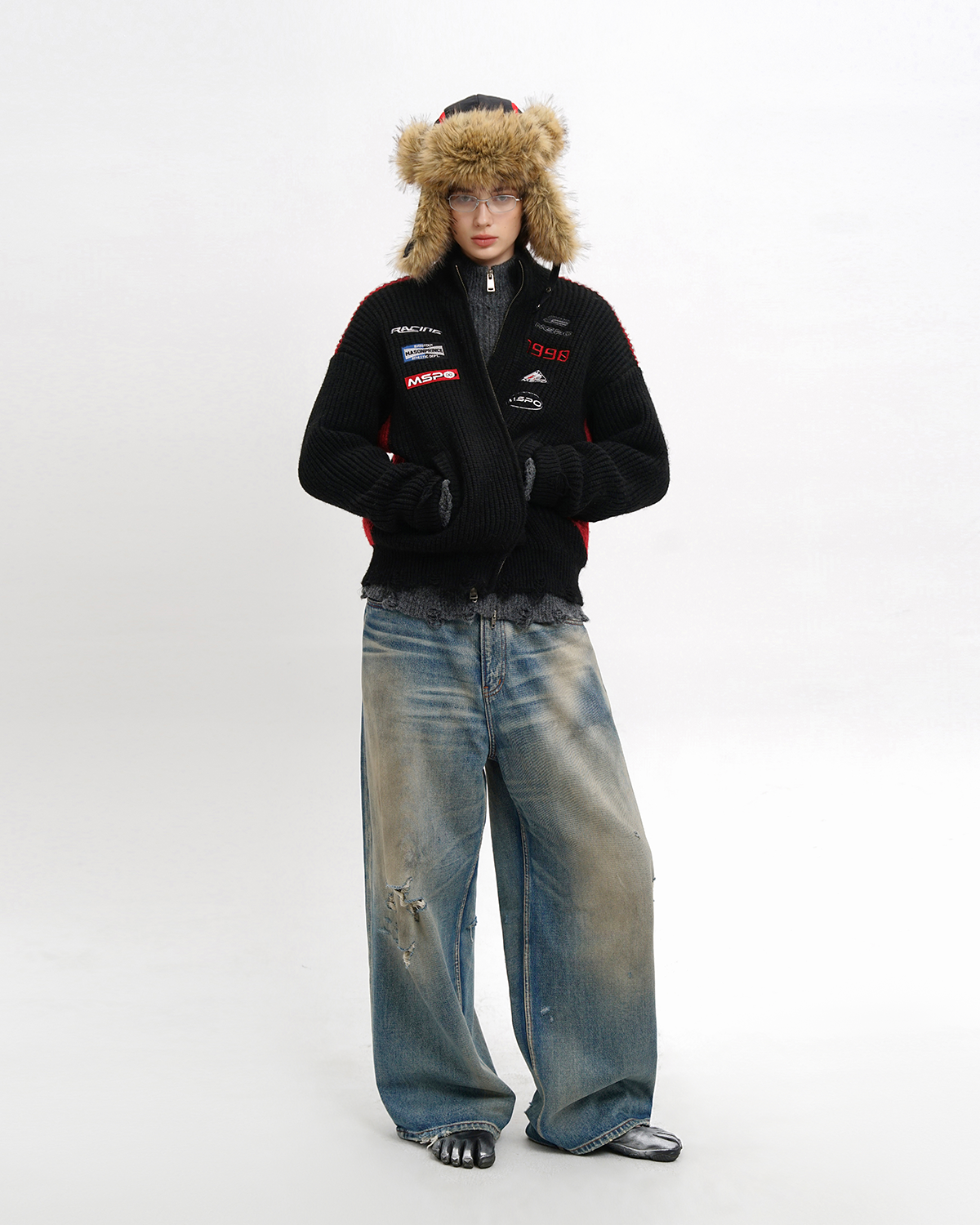 Racing Team Fur Trapper Cap