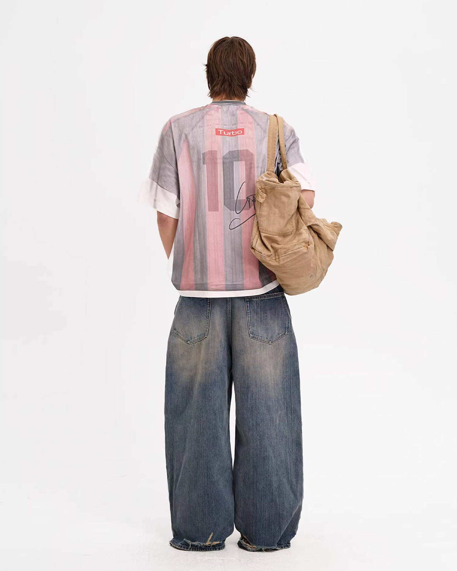 Allover Print Football Jersey