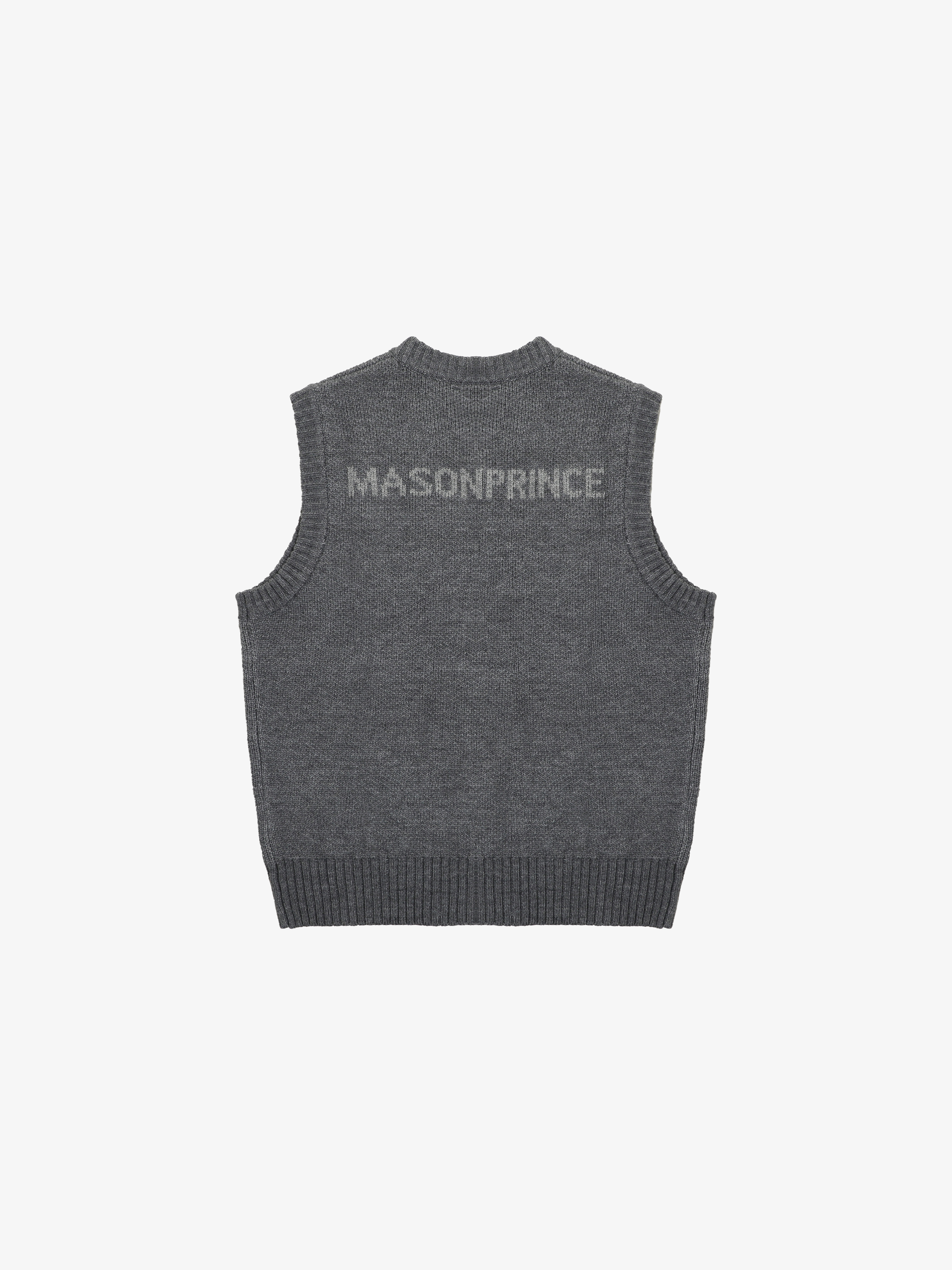 Winter Layered Wool V-Neck Vest