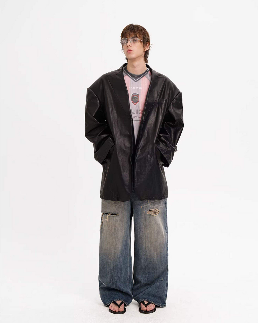 Allover Print Football Jersey