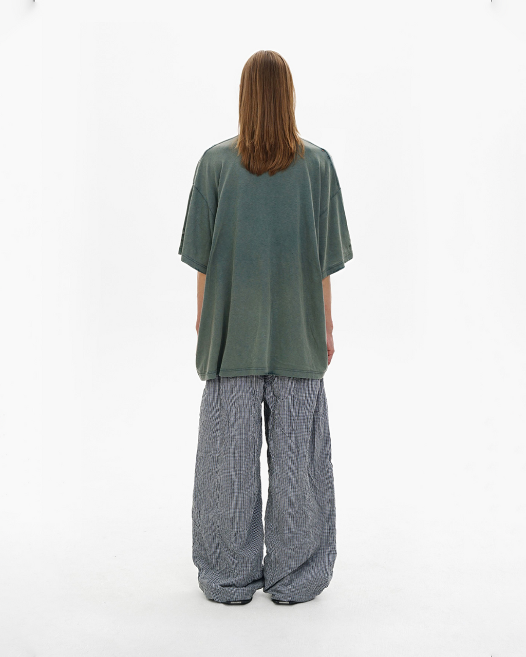 Vintage Green Loose-Fit Tee