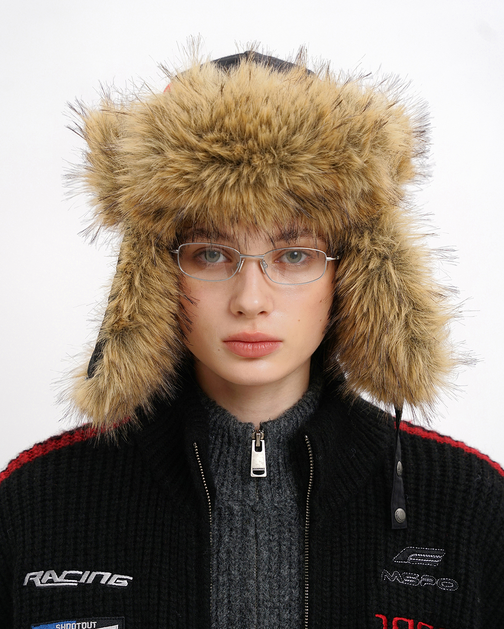 Racing Team Fur Trapper Cap