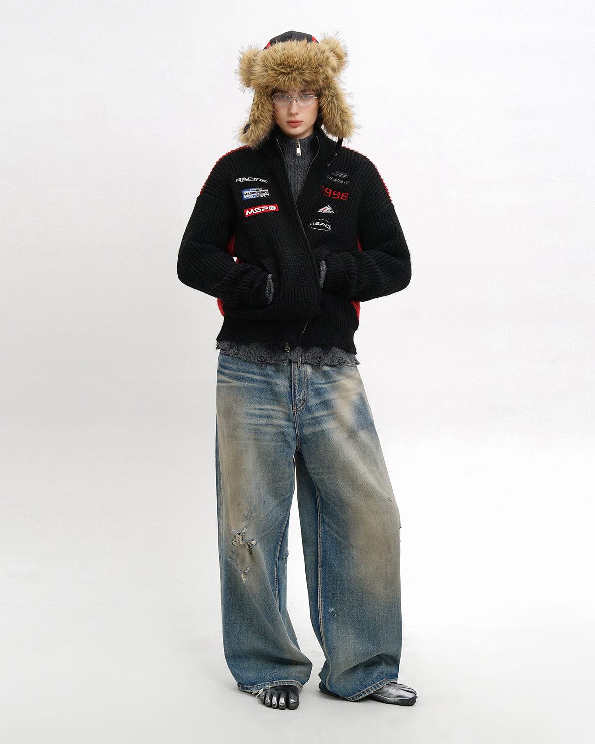 Racing Team Fur Trapper Cap