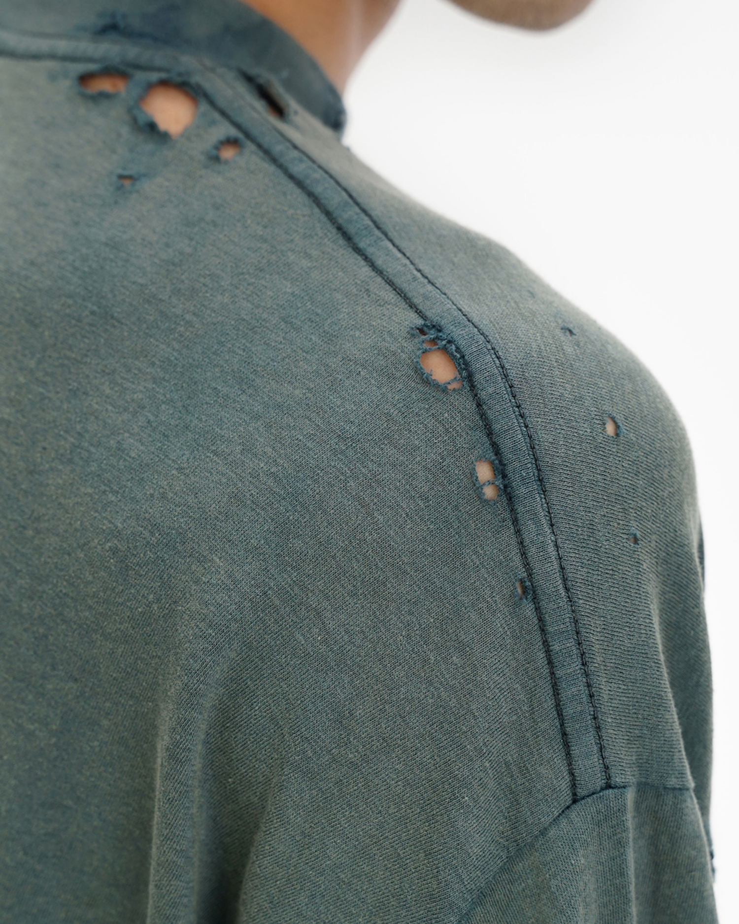 Vintage Green Loose-Fit Tee