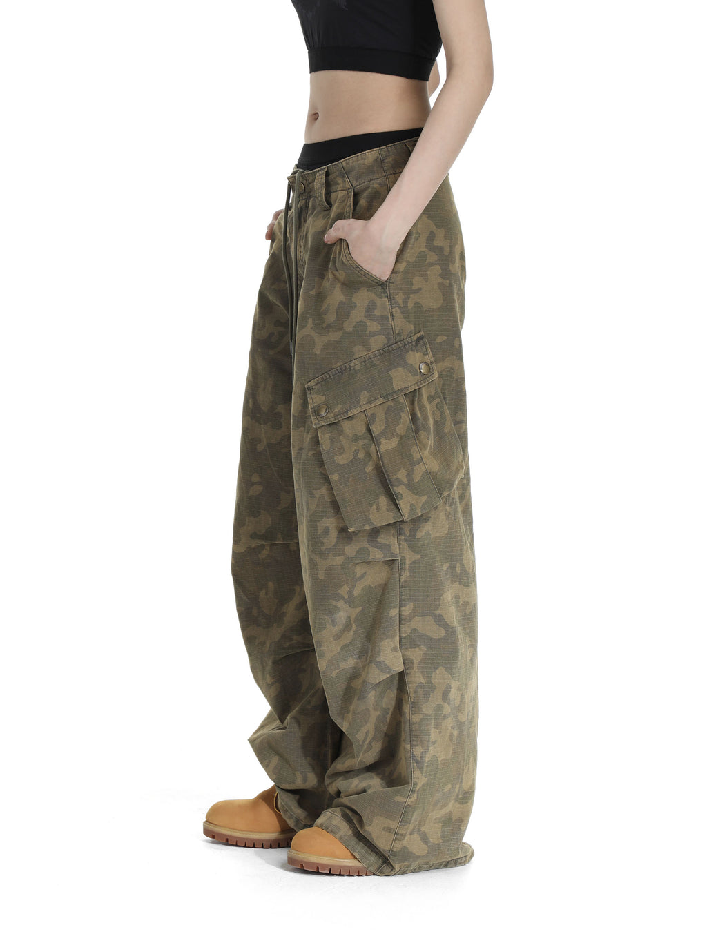 Camouflage Parachute Pants