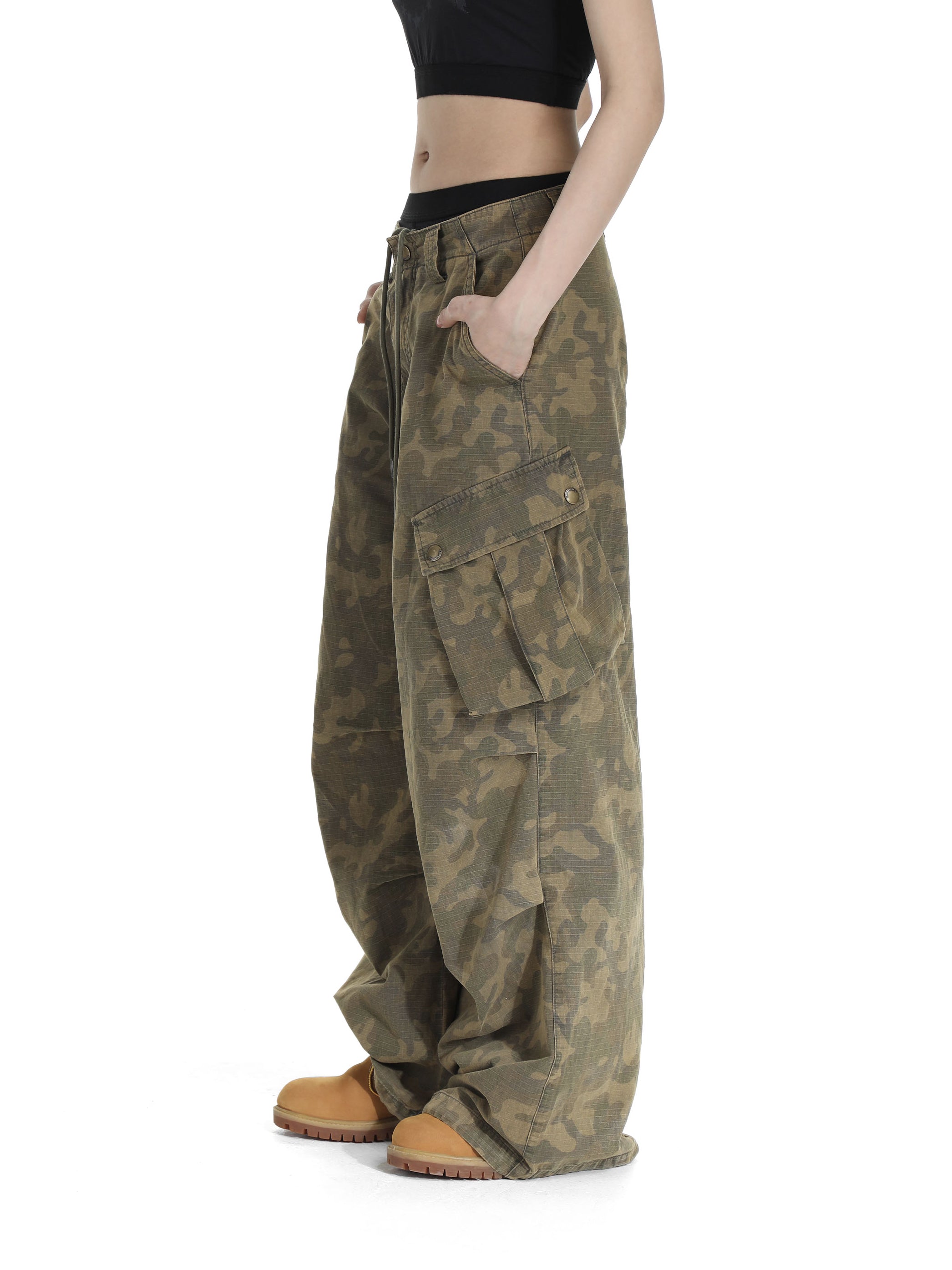 Camouflage Parachute Pants