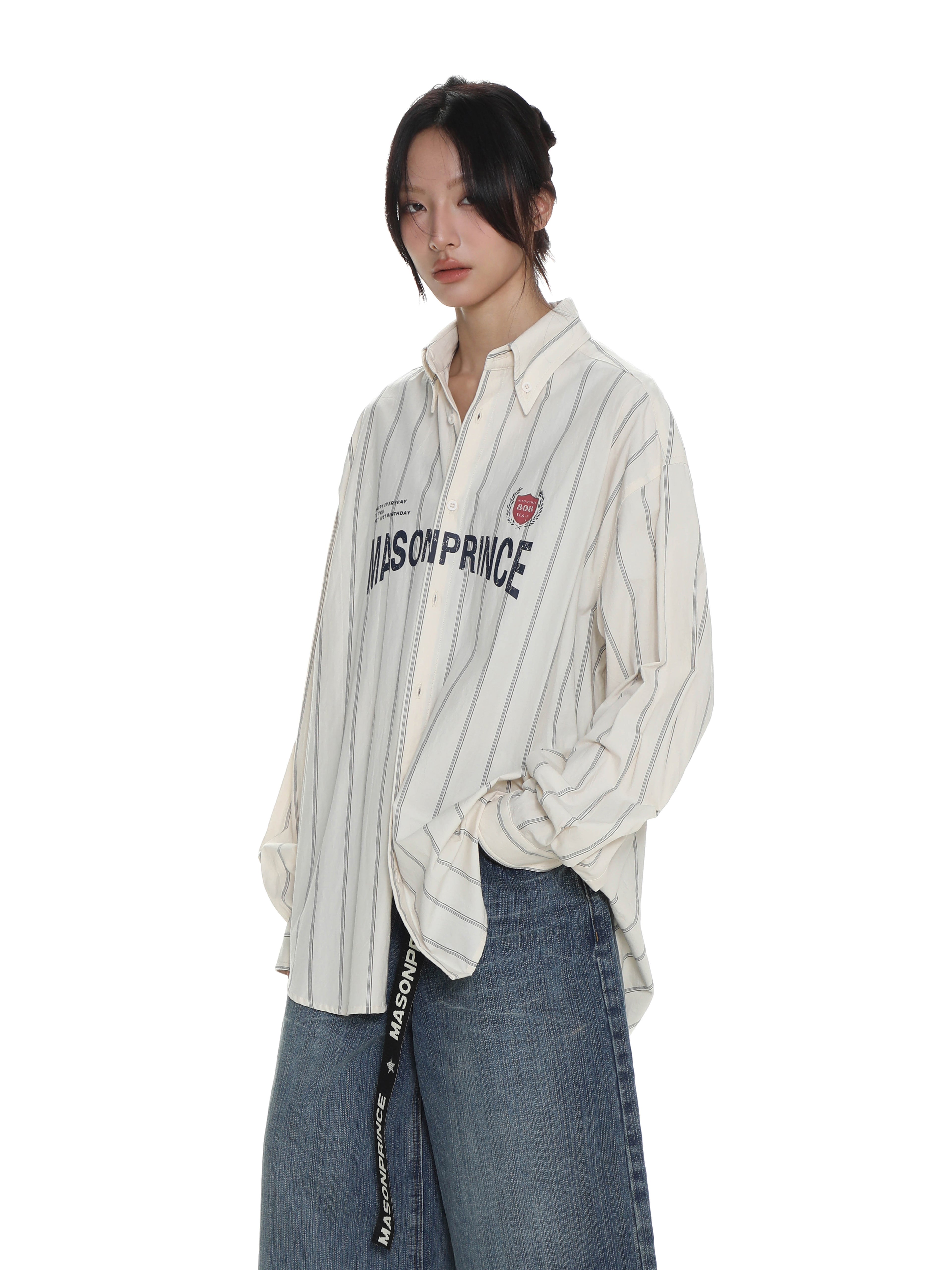 Retro striped shirt - Off White