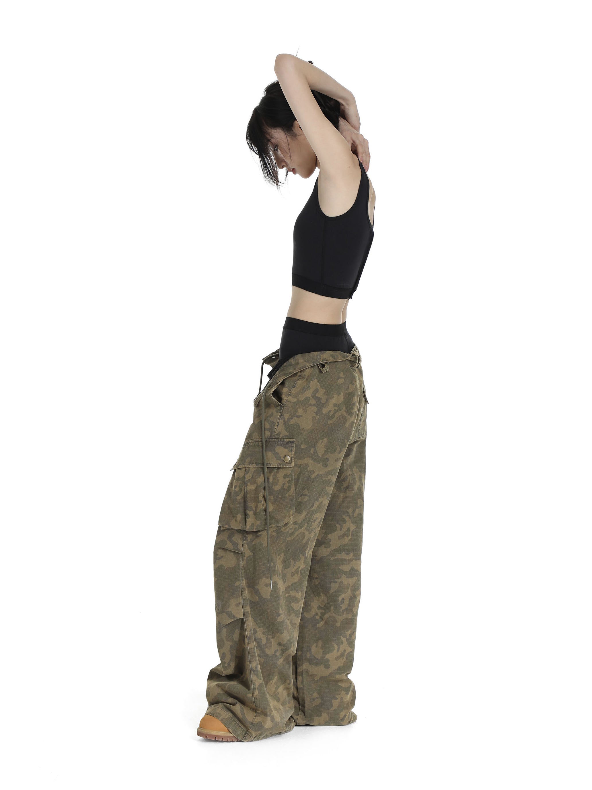 Camouflage Parachute Pants