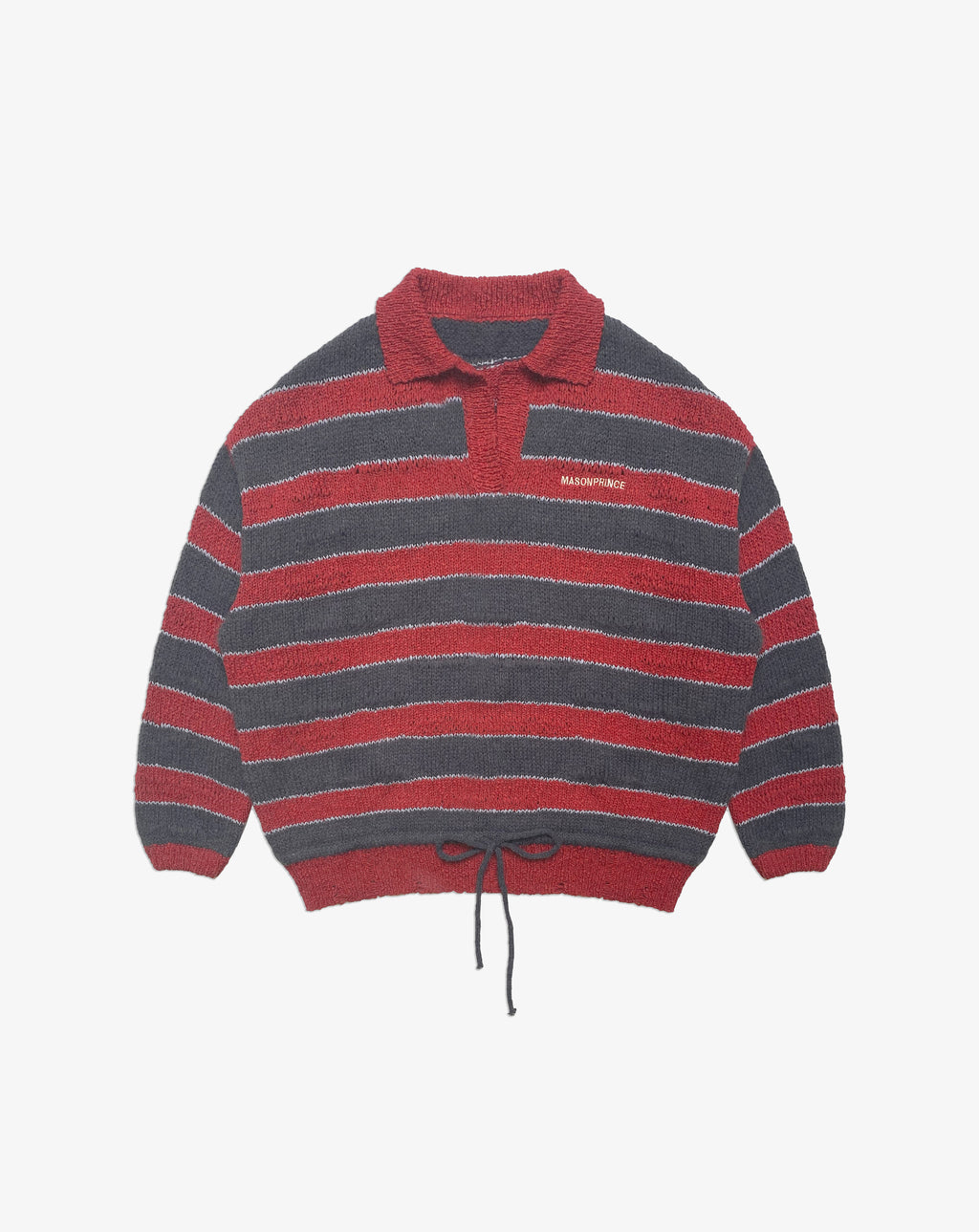Winter College Striped Polo Sweater