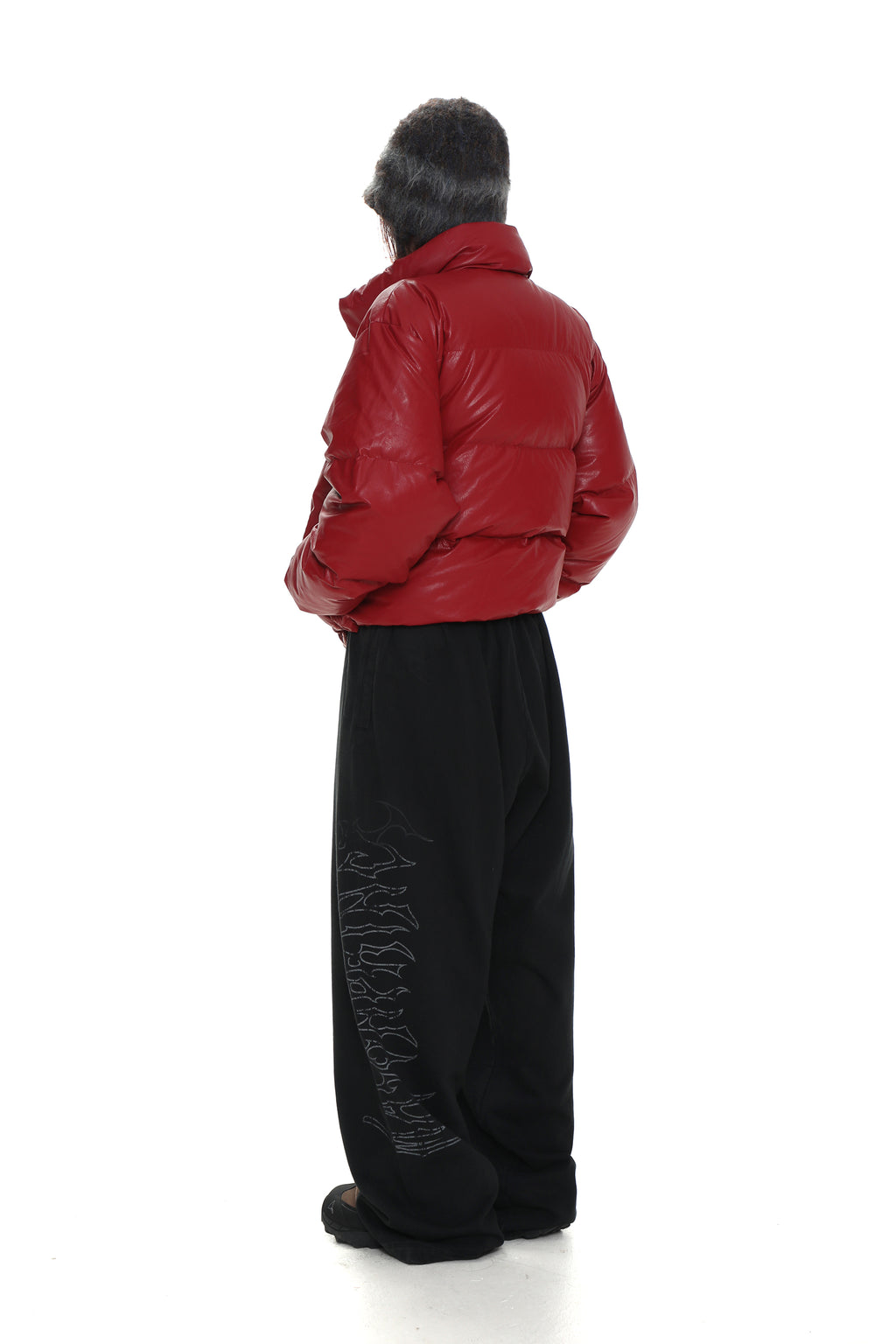 Short puffer jacket - Red