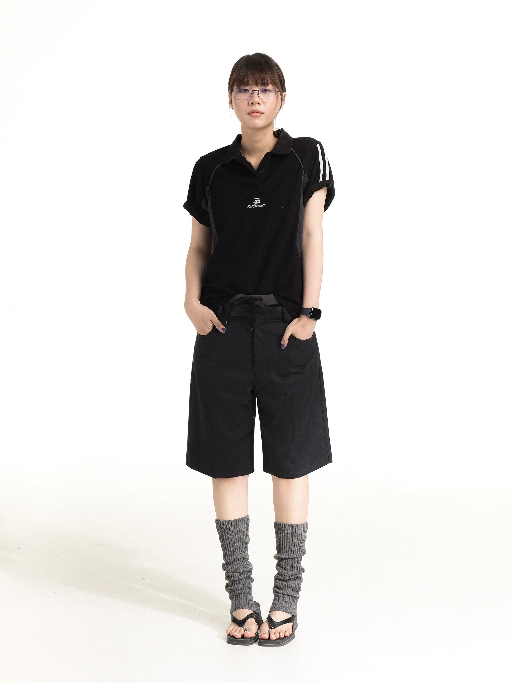 Knit retro polo - Shortsleeves