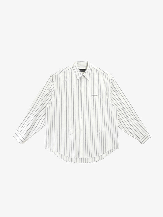 Almond Milk Stripe Classic Shirt