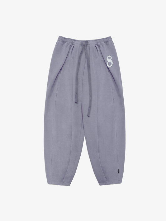 8 Patch Inverted Pleated Sweatpants