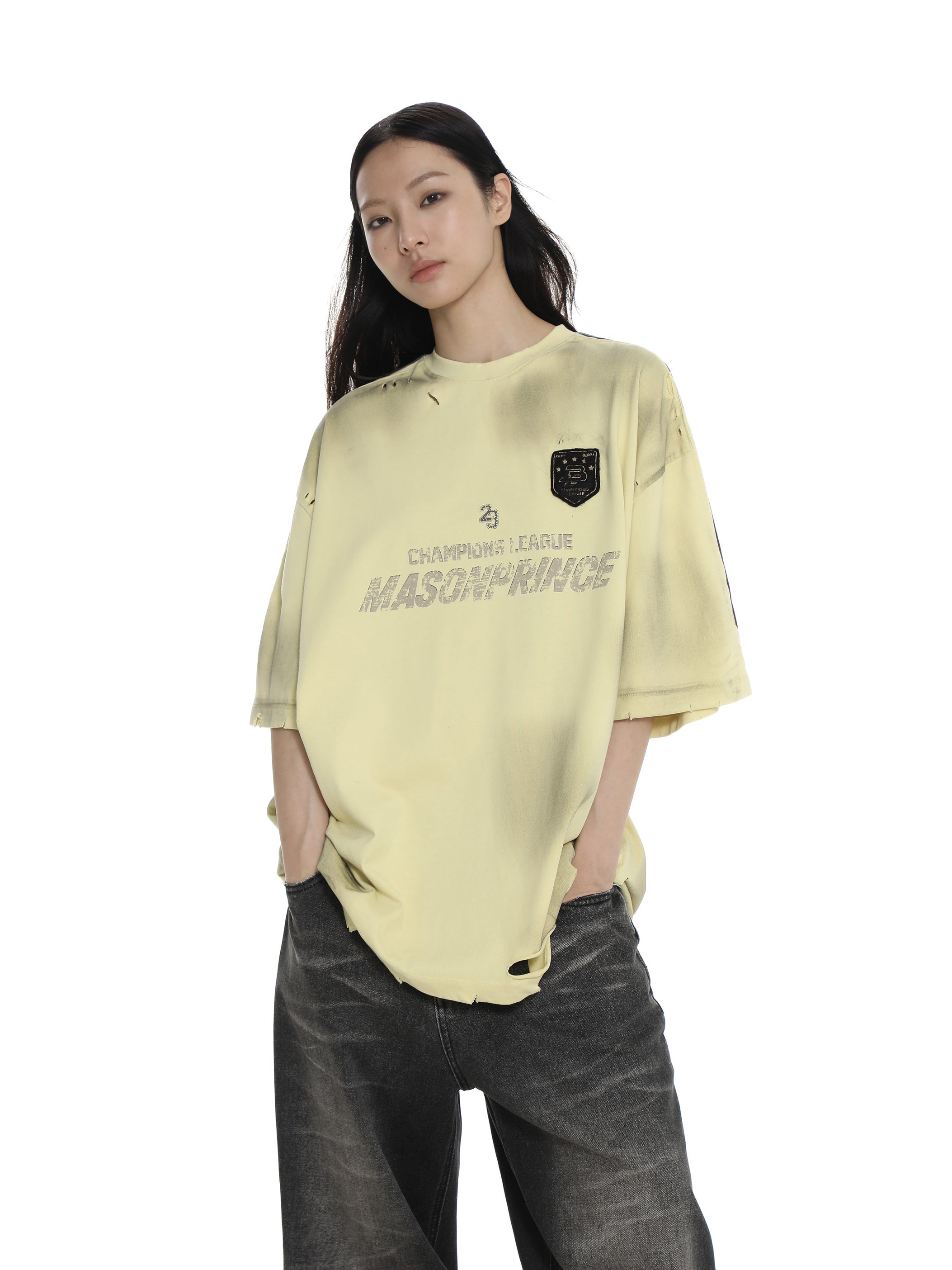 Retro damaged t-shirts