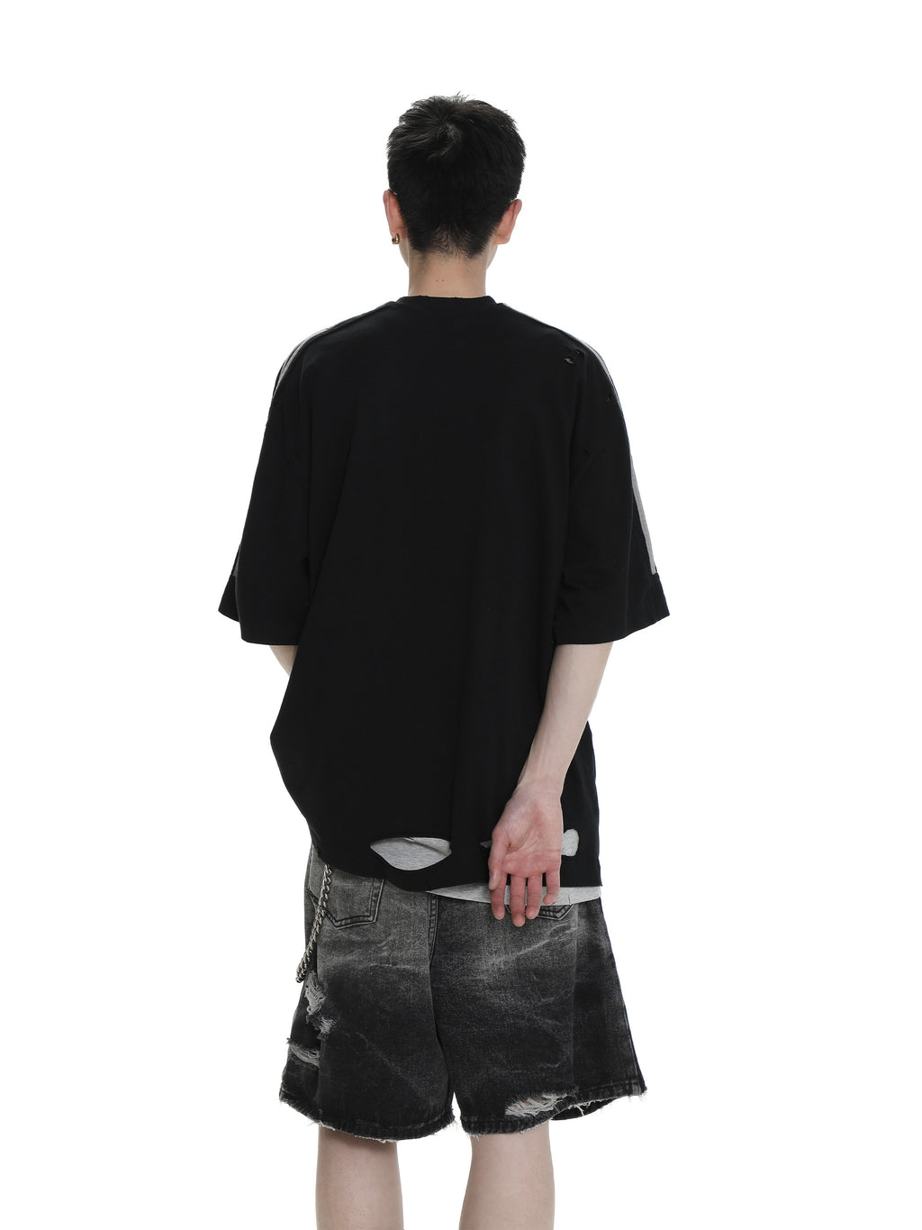 Retro damaged t-shirts
