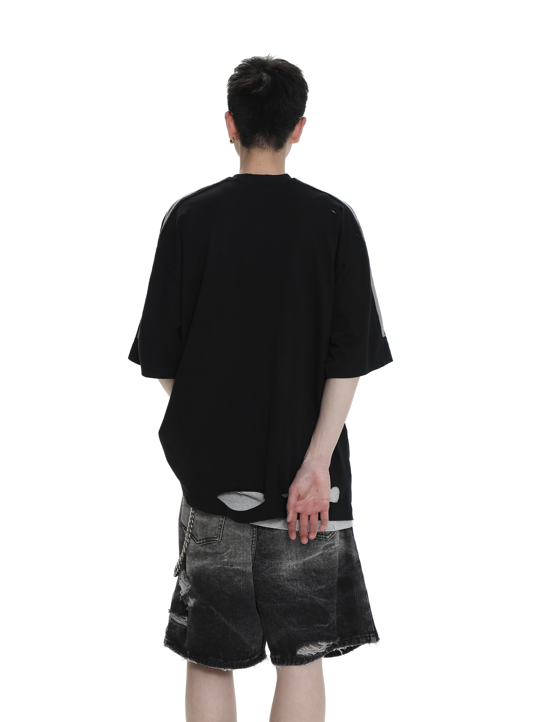 Retro damaged t-shirts