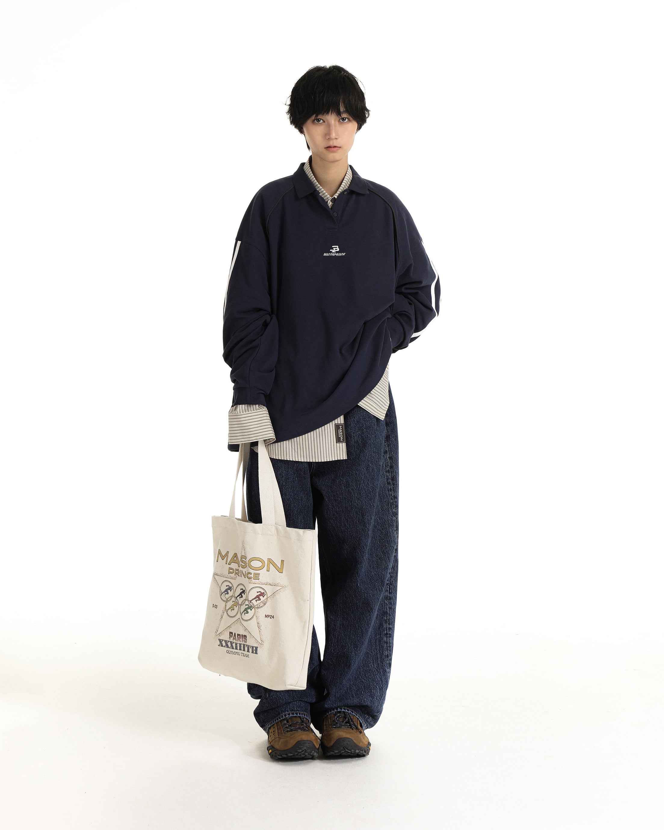 Knit retro polo - Longsleeves